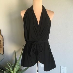 Black wrap top